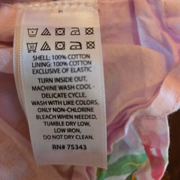 Cynthia Rowley Girls 5/6 Watermelon/Floral Outfit - Picture 3 of 4